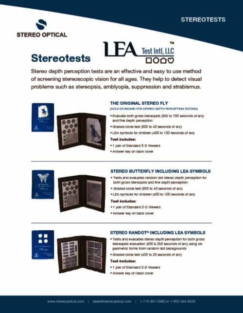 Stereotests and Color Tests - Essilor Instruments USA