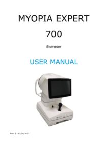 thumbnail of Myopia Expert 700 User Manual (US)
