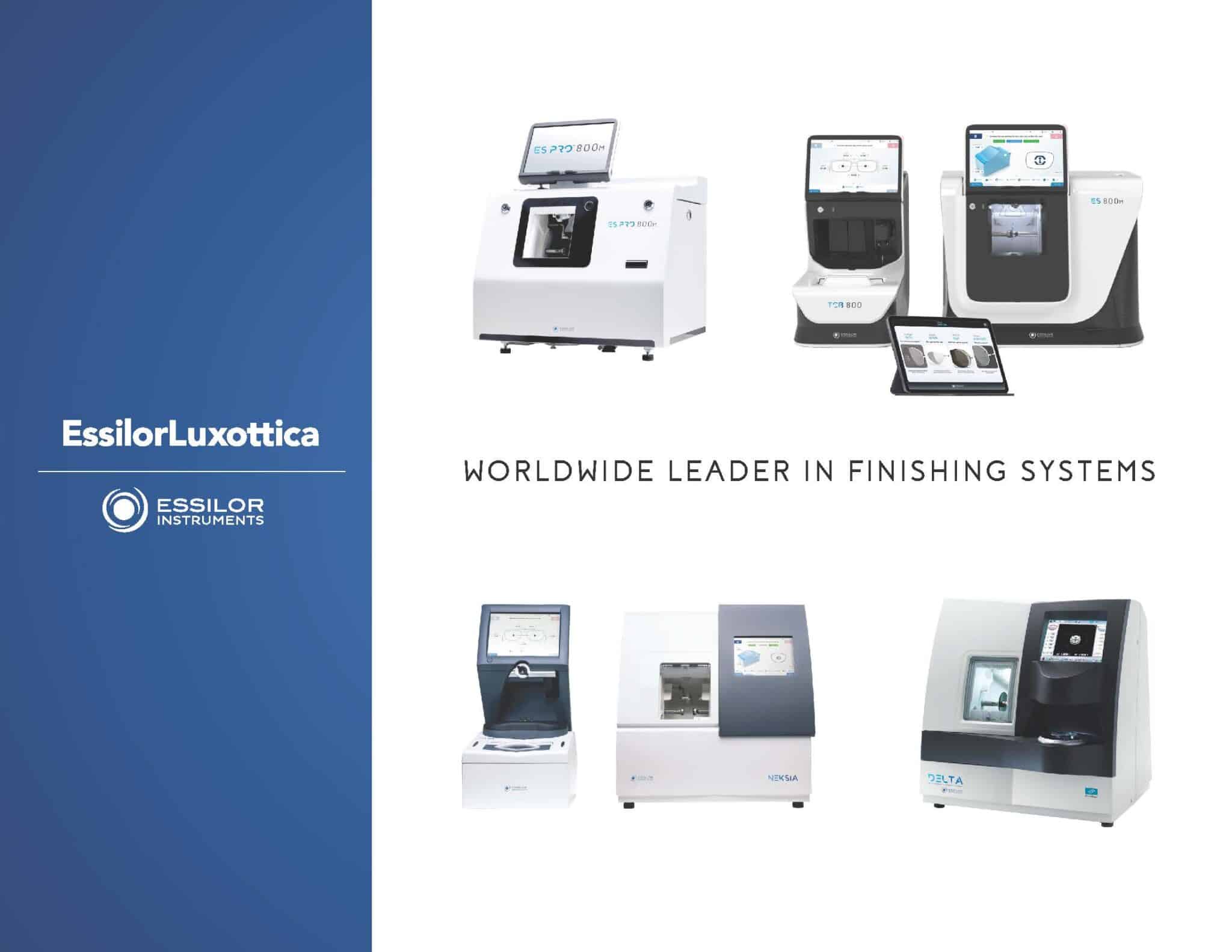 Brochures - Finishing and Dispensing Equipment - Essilor